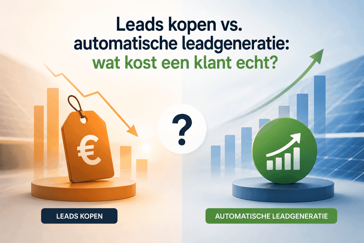 Leads kopen vs. automatische leadgeneratie: wat kost een klant echt?