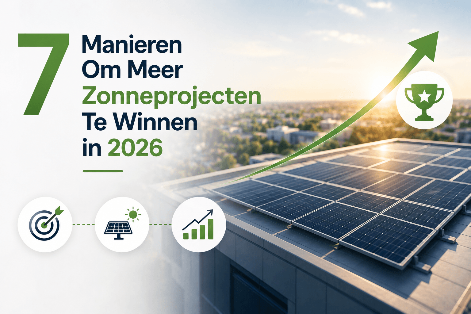 7 manieren om meer zonneprojecten te winnen in 2026