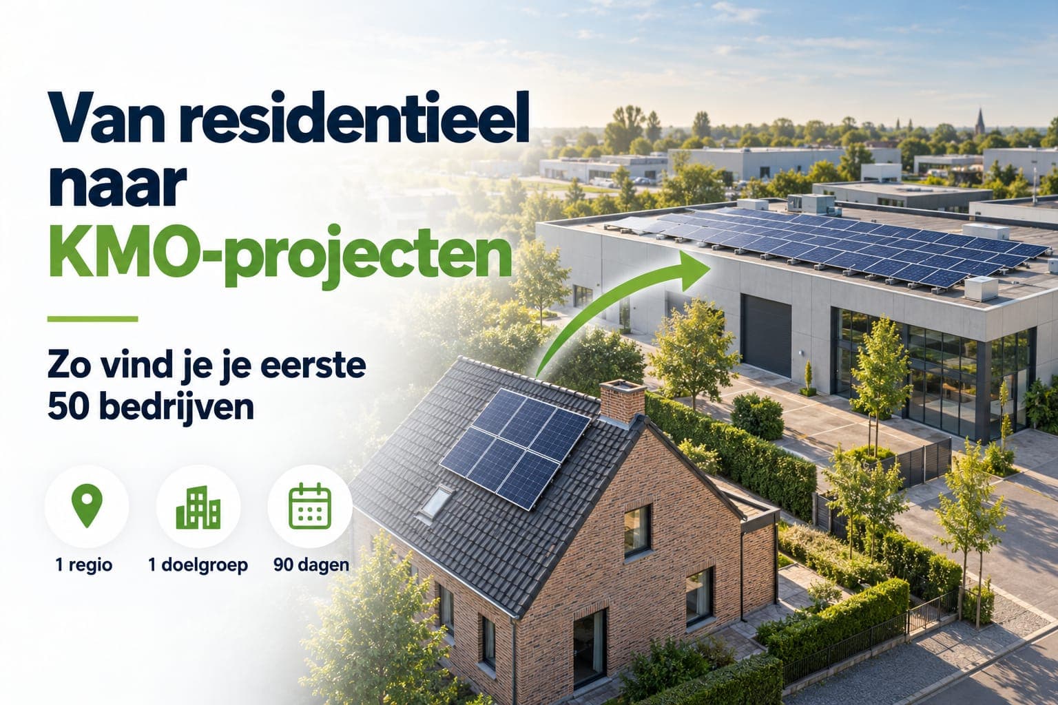 Hoe betreed je de PV-KMO-markt als residentiële installateur?